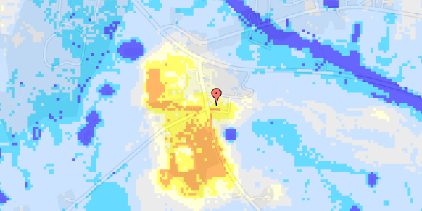 Ekstrem regn på Tersløsevej 9