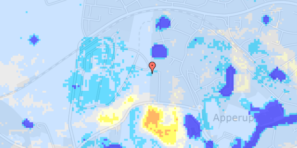 Ekstrem regn på Brovangsvej 140