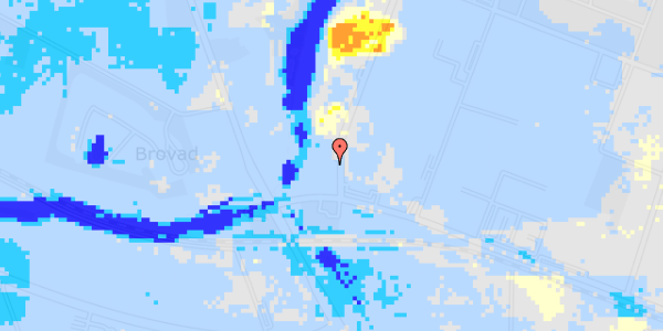 Ekstrem regn på Røde Banke 120