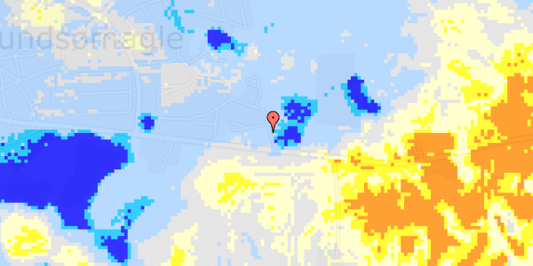 Ekstrem regn på Holmehøjen 60