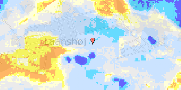 Ekstrem regn på Laanshøj Alle 34