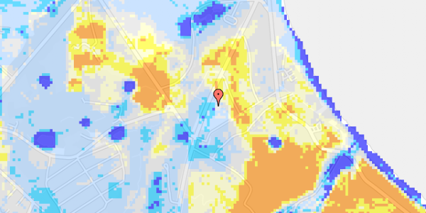 Ekstrem regn på Oddervej 19