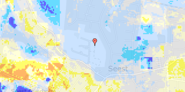 Ekstrem regn på Max Jørgensens Vej 58, 1. th