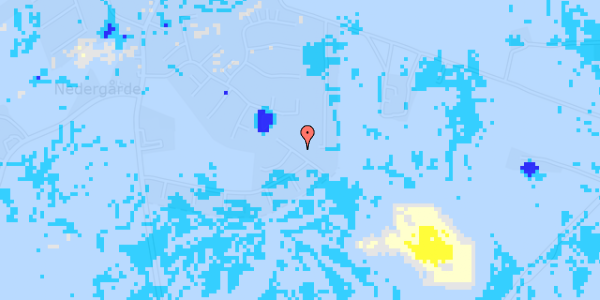 Ekstrem regn på Hjorts Alle 81