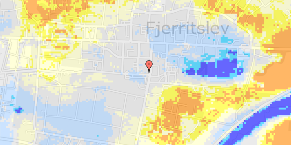 Ekstrem regn på Jernbanegade 2B