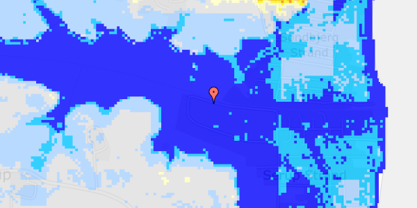 Ekstrem regn på Fyrrevej 17