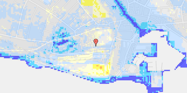 Ekstrem regn på Frederiksgade 5