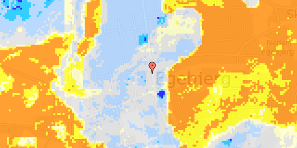 Ekstrem regn på Egesholm 1B