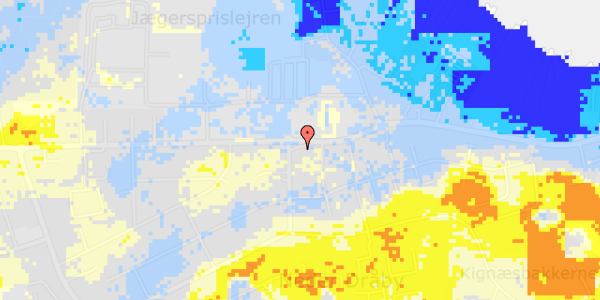 Ekstrem regn på Hovedgaden 90A