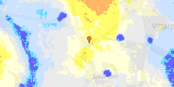 Ekstrem regn på Vittarpvej 90