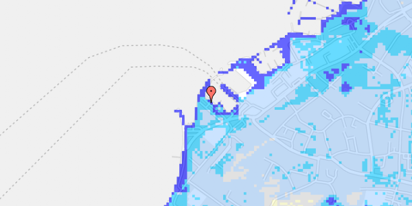 Ekstrem regn på Havnepladsen 7B