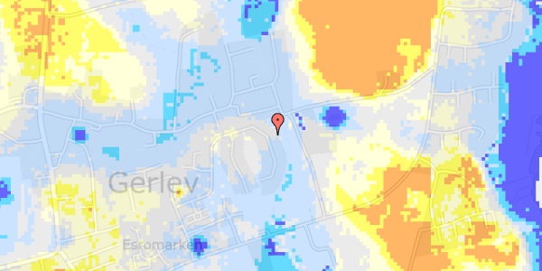 Ekstrem regn på Stenøvej 37