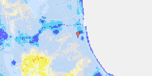 Ekstrem regn på Fjordløkke 104