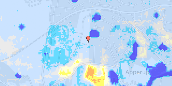 Ekstrem regn på Brovangsvej 144