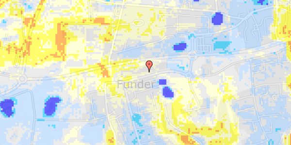 Ekstrem regn på Damgårdsvej 7