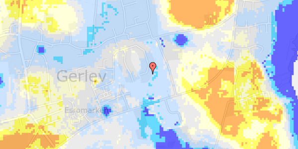 Ekstrem regn på Stenøvej 57