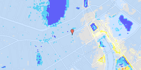 Ekstrem regn på Vesterbrogade 23