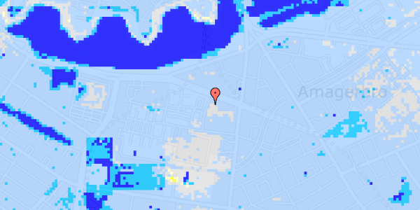 Ekstrem regn på Bardenflethsgade 1, 2. th