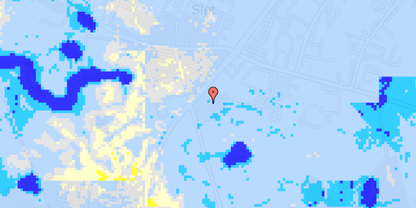 Ekstrem regn på Slet Parkvej 26K, st. 