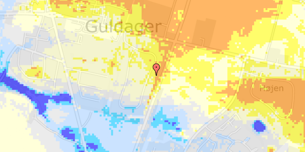 Ekstrem regn på Guldagergårdsvej 47