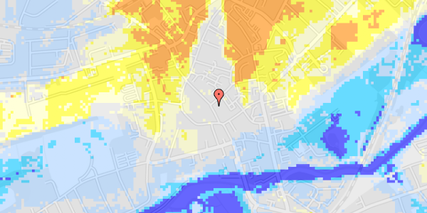 Ekstrem regn på Vestergade 2, st. 