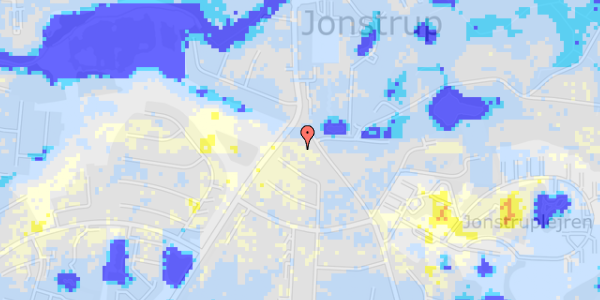 Ekstrem regn på Jonstrupvej 249A