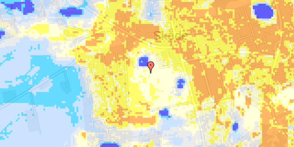 Ekstrem regn på Oddervej 200F