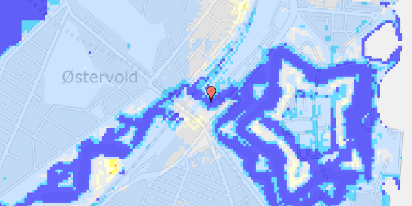 Ekstrem regn på Oslo Plads 2C, st. 