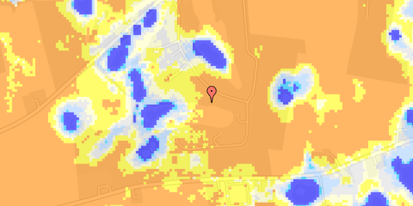 Ekstrem regn på Lübker Allé 110