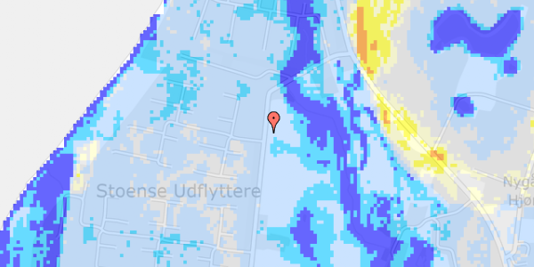 Ekstrem regn på Stoense Udflyttervej 30