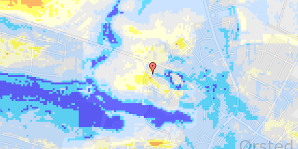 Ekstrem regn på Sygehusvej 31C, st. 