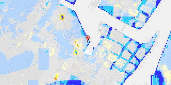 Ekstrem regn på Frederikskaj 2K, 1. th