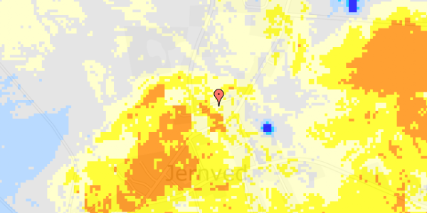 Ekstrem regn på Bykrogen 6