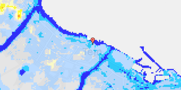 Ekstrem regn på Ndr. Strandvej 44