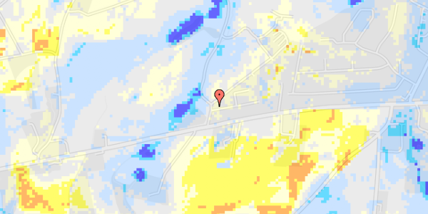 Ekstrem regn på Dyrhøjgårdsvej 2