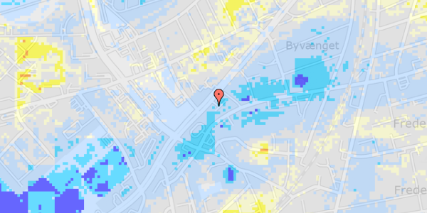 Ekstrem regn på Skanderborgvej 183