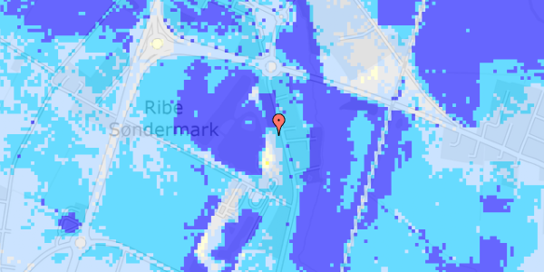 Ekstrem regn på Haulundvej 136