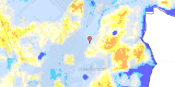 Ekstrem regn på Østre Viaduktvej 4B