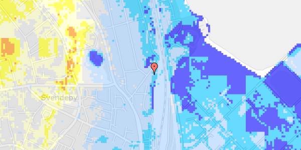 Ekstrem regn på Frydenstrandsvej 18