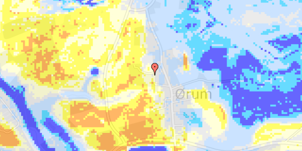 Ekstrem regn på Kirkebuen 7