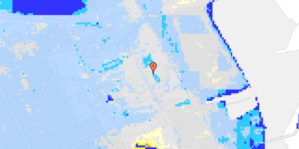 Ekstrem regn på Ved Amagerbanen 25, 1. th