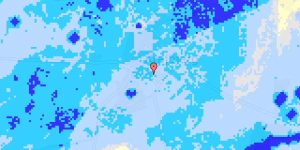 Ekstrem regn på Lindåvej 19