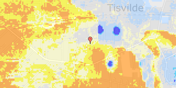 Ekstrem regn på Sankt Helene Vej 45