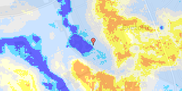 Ekstrem regn på Bakkelygårdsvej 44