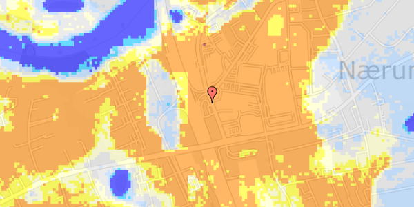 Ekstrem regn på Rundforbivej 186, st. 