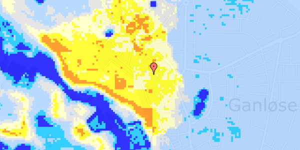 Ekstrem regn på Ganehøj Alle 24