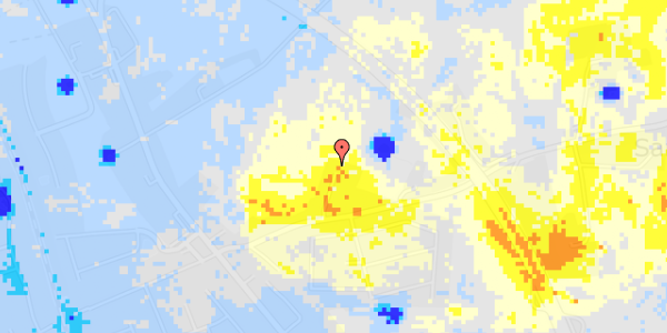 Ekstrem regn på Pilevej 9