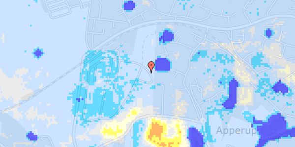 Ekstrem regn på Brovangsvej 146