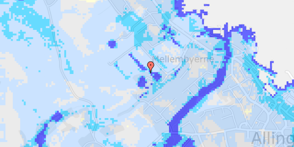 Ekstrem regn på Stadionvej 4