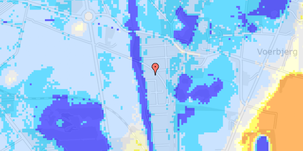 Ekstrem regn på Voerbjerglund 81